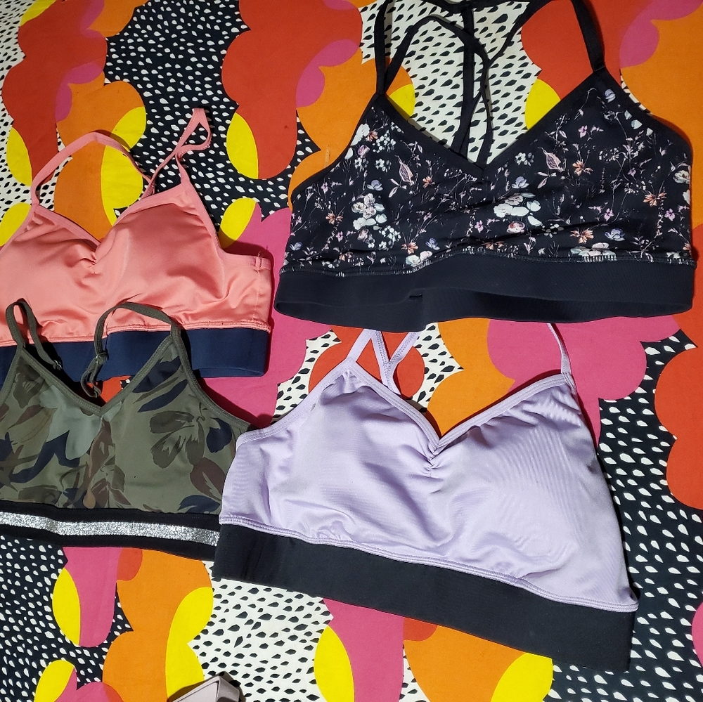 Set of 4 Skechers Sportsbras Size L